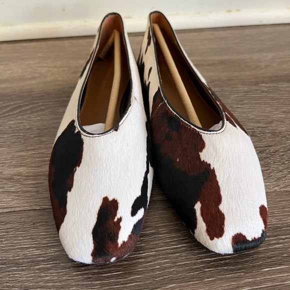 Madewell The Mylie Ballet Flat in Dark Carob Multi Calf Hair NWOB Size 7.5 - Picture 6 of 14